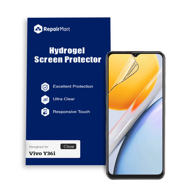Vivo Y36i Compatible Premium Hydrogel Screen Protector With Full Coverage Ultra HD